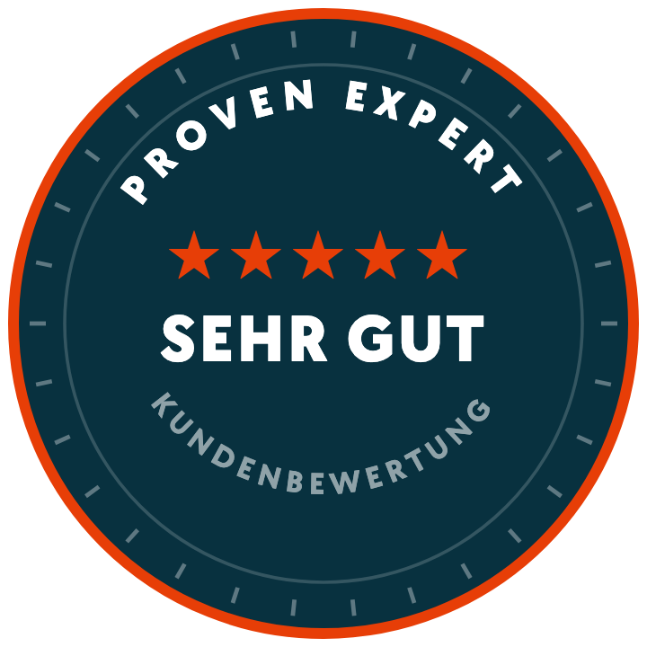 Proven Expert: SEHR GUT